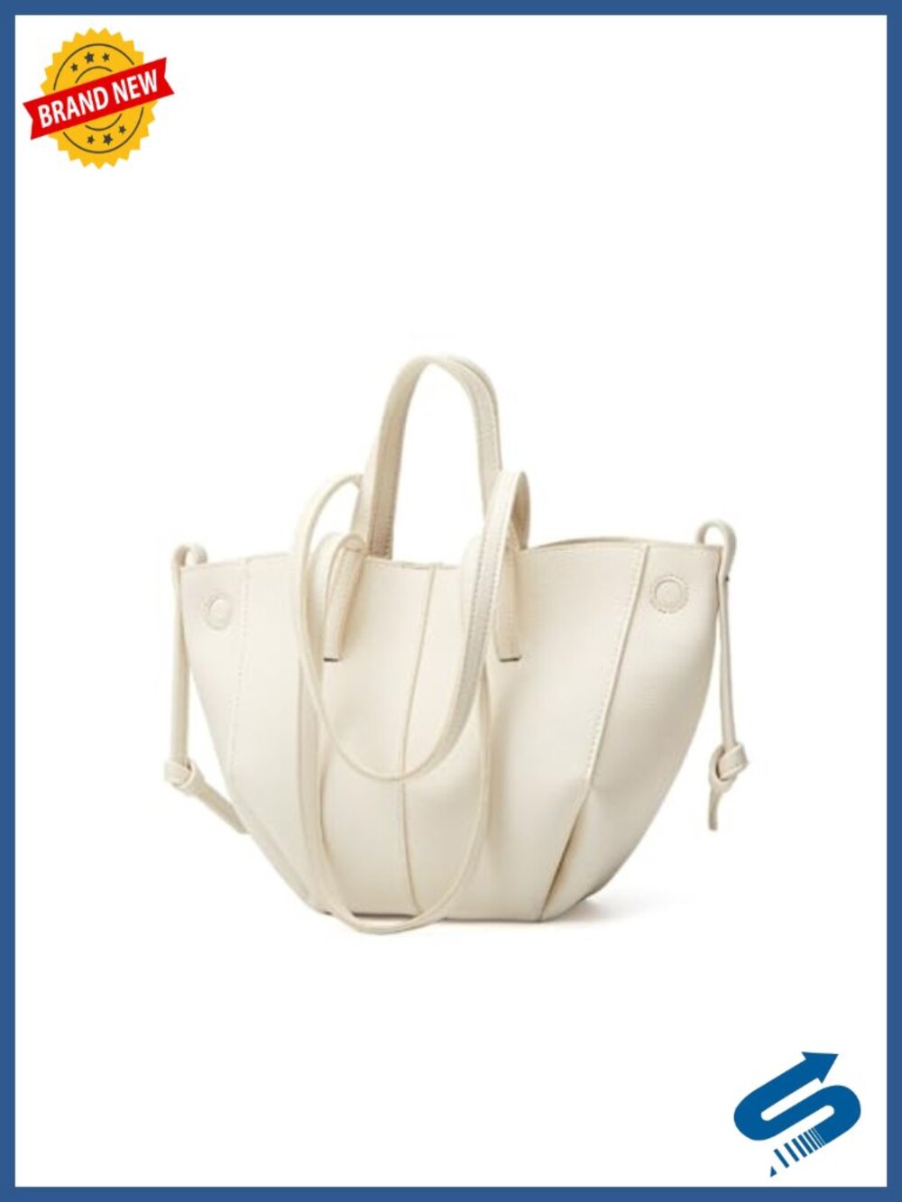 Trendy Satchel PU Leather Tote with Mini Bag for Work